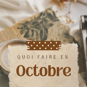 Story Instagram Bonjour Octobre Automne Moderne Marron Beige